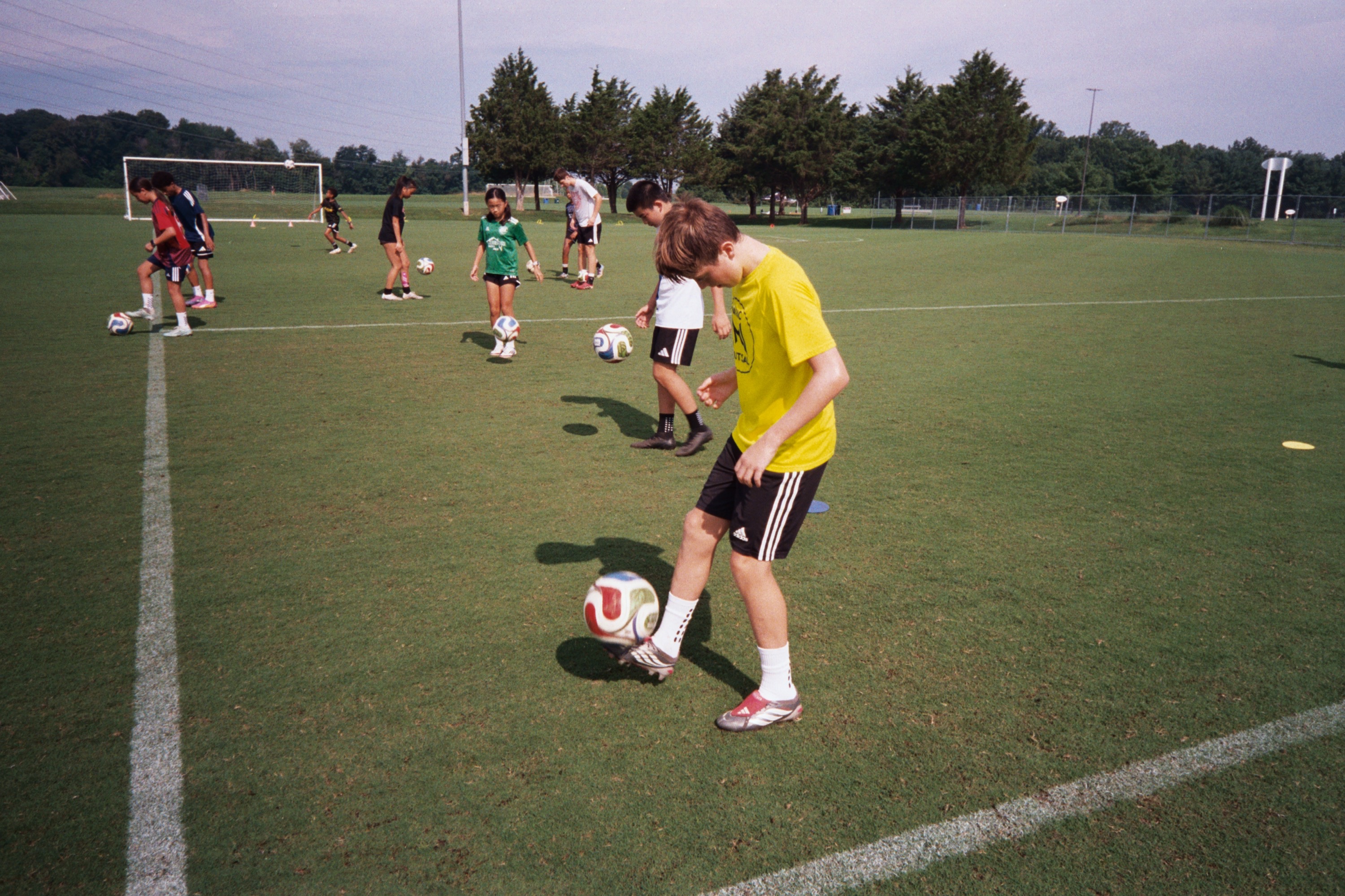 Ballerz players training on the field